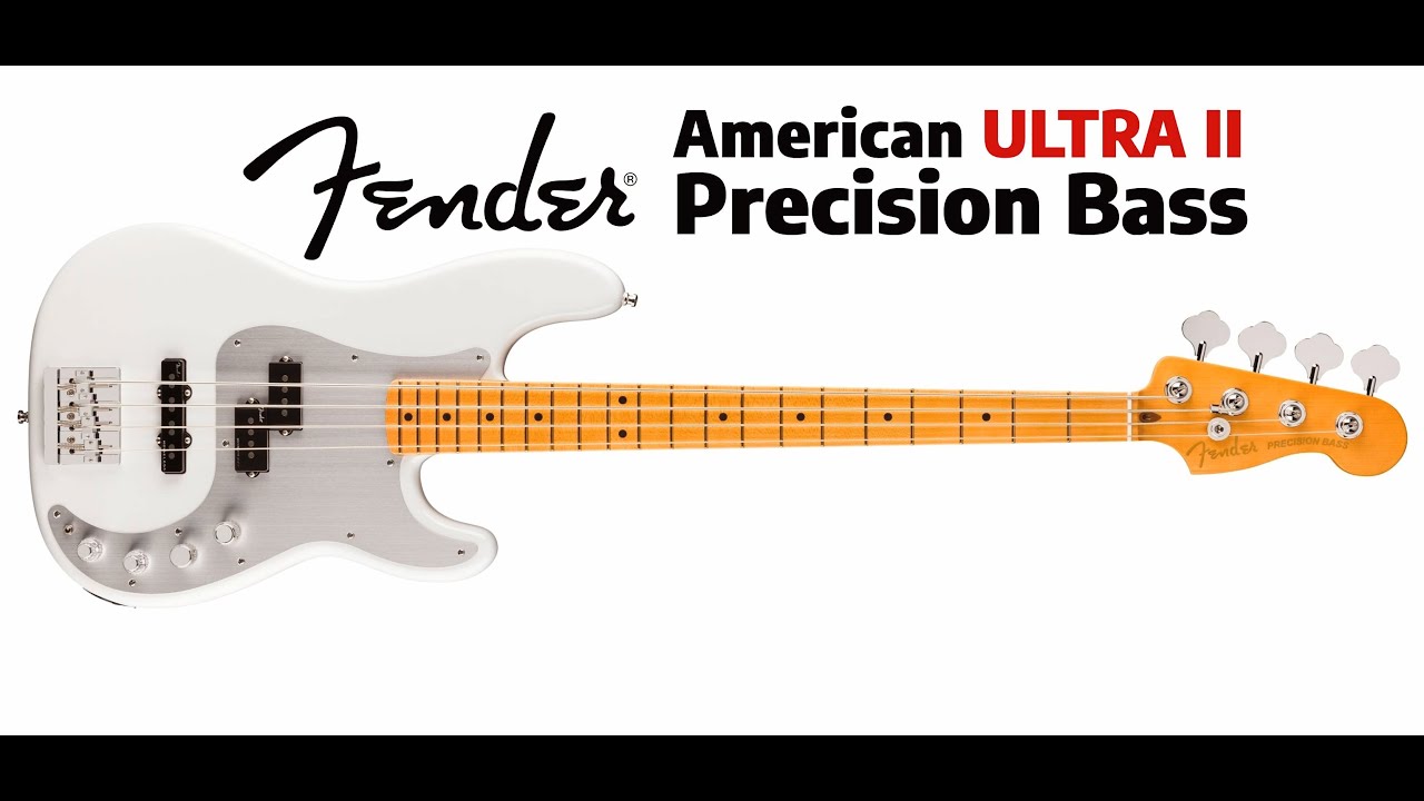 Fender American ULTRA II Precision Bass Avalanche - All playing, No Talking!