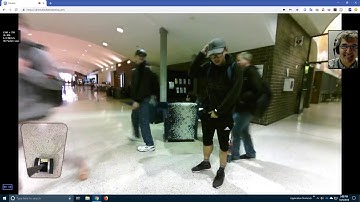 Double Robotics test drive around Lincoln Campus