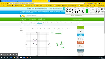 Dilation: find the coordinates