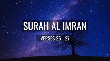 سوره علی عمران آیه 26 27 - ترجمه انگلیسی Mishary Rashid