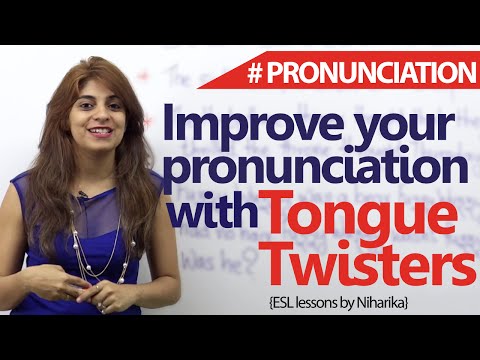 Tongue Twisters to improve your English pronunciations ( Free English Lessons)