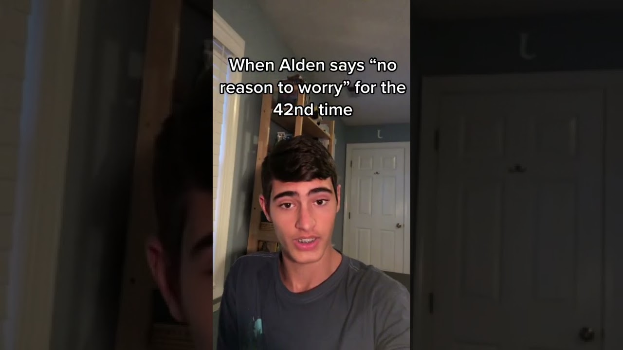 IS ALDEN NOT SUS TO YOU 👀 