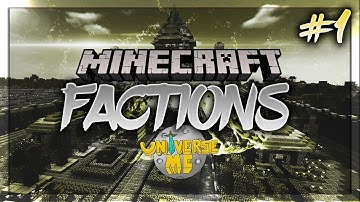 FACTIONS EPISODE 1 || UniverseMC (Minecraft)