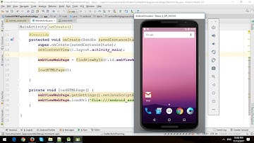 Display HTML Page with Images and Bootstrap to WebView in Android