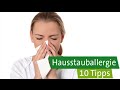 Hausstauballergie – 10 Tipps