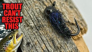 Black Peacock Caddis Nymph - Fly tying video
