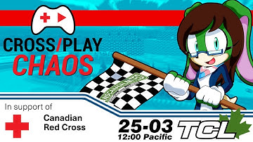 (full VOD) ✚ CROSS/PLAY CHAOS - an SRB2Kart charity event (32-PLAYER MOD LIVESTREAM)