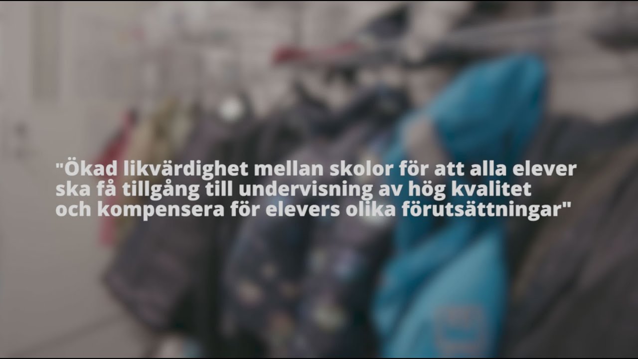 Ökad likvärdighet mellan skolor, läsåret 2019/2020