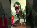Jurassic World Evolution 2: Dino Avengers #shorts #animation #spiderman  #ironman #marvel #thor #ai