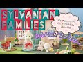 シルバニアファミリー ヒツジのお母さん、ポップコーンワゴン。Sylvanian Families, popcorn wagon toy sheep family, calico critters