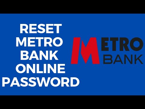 Reset Metro Bank Online Password | Recover Metro Bank Login Password | metrobankonline