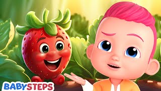 Alphabet with fruits | Alphabet with Animal | BabySteps - Nursery Rhymes & Kids Songs