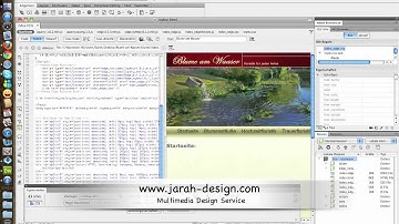 New workshop Website with HTML5 Dreamweaver CS3 Jarah Design