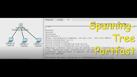 How to configure spanning-tree portfast || CCNA_CCNP Switching