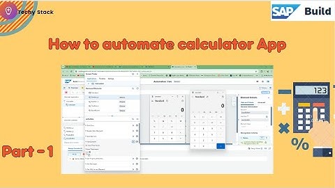 How to automate calculator App | Part-1 | SAP Automation | 2024