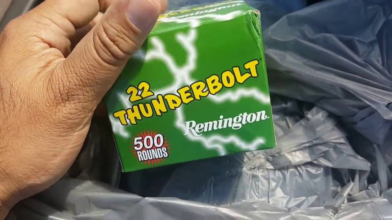 Remington Thunderbolts 22lr 500 Round Bulk Pack Found At Walmart Youtube Remington Thunderbolts 22lr 500 Round Bulk Pack Found At Walmart Youtube