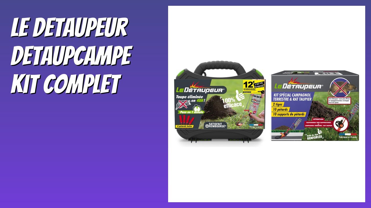 AVIS (2026) Le Detaupeur DETAUPCAMPE Kit Complet. DÉTAILS YouTube — free download