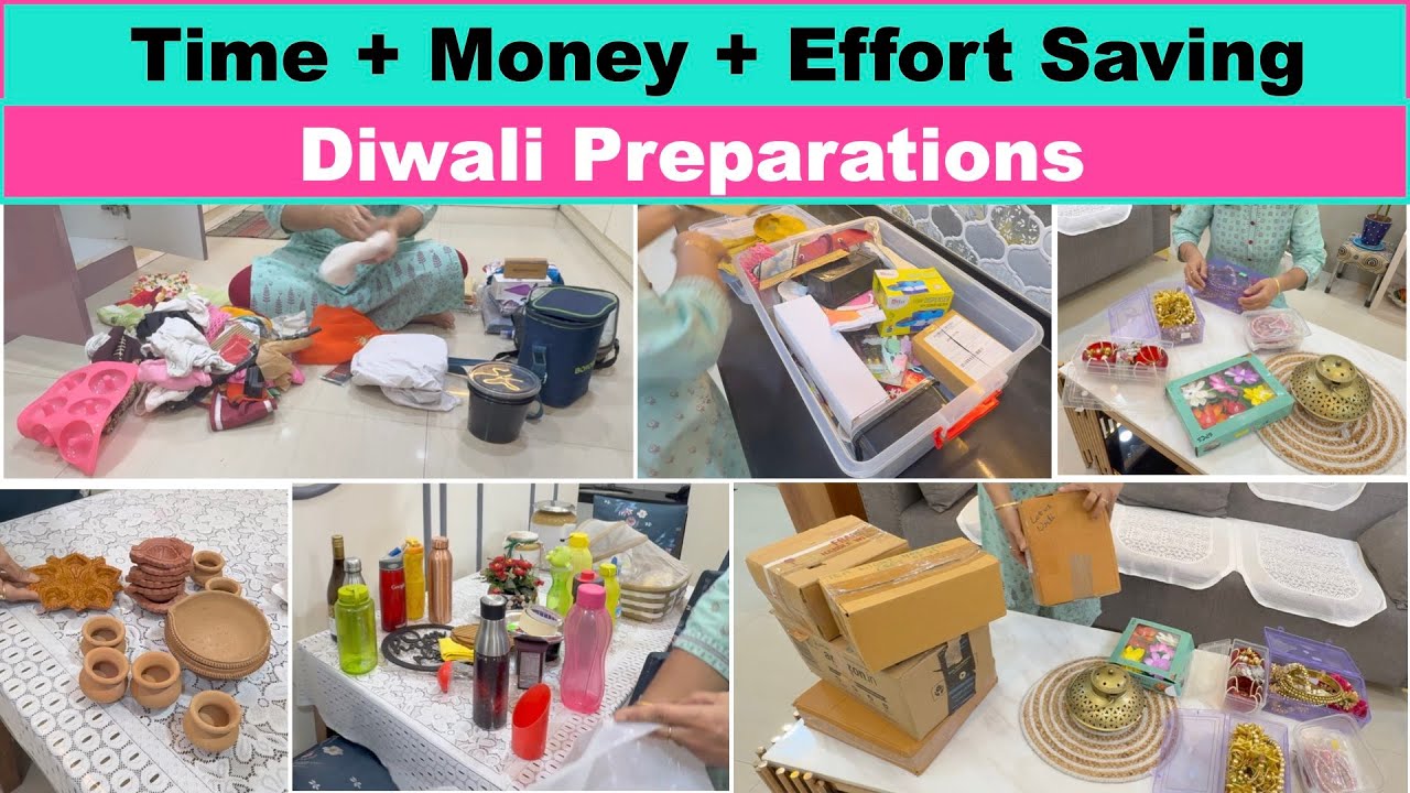 Time + Money + Effort Saving Diwali Preparations