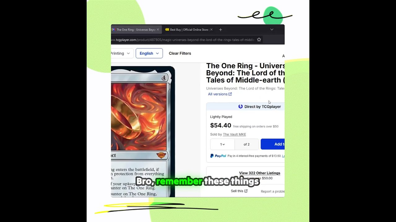  Unbelievable Price Drop For The One Rings