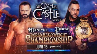 Simulacion Clash At The Caste : Damian Priest vs Drew McIntyret