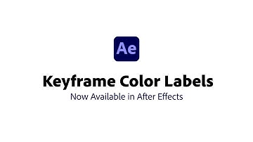 Keyframe Color Labels in After Effects