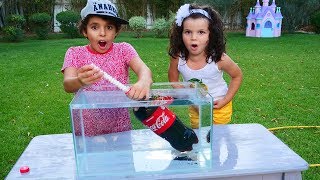 experiment: EXPERIMENT FOR KIDS Coca Cola VS Montos