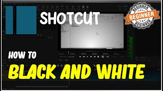 Shotcut How To Black And White