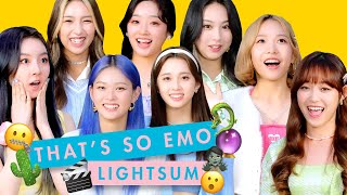Kpop Girl Group Lightsum Takes On Our Acting Challenge! | Cosmopolitan