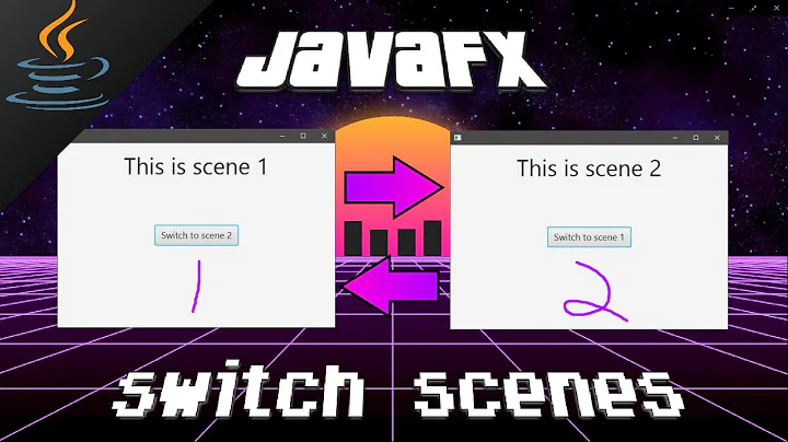 JavaFX switch scenes 💞