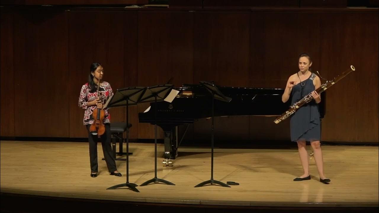 Shelley Monroe Bassoon Juilliard Faculty Recital 09 23 2023 YouTube