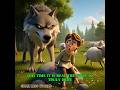 The Boy Who Cried Wolf | 3D Cartoon Moral Story for Kids#cartoon #viral #short #utubeshorts