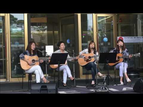 낮은음자리 김포공항 롯데몰썬큰광장 공연 dancing Queen