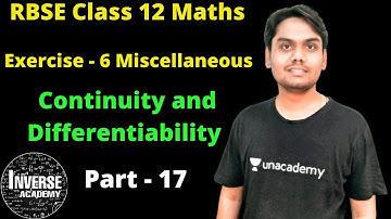 RBSE Class 12 Maths Chapter 6 miscellaneous _  Part -17 RBSE class 12 maths _ 12th math rbse