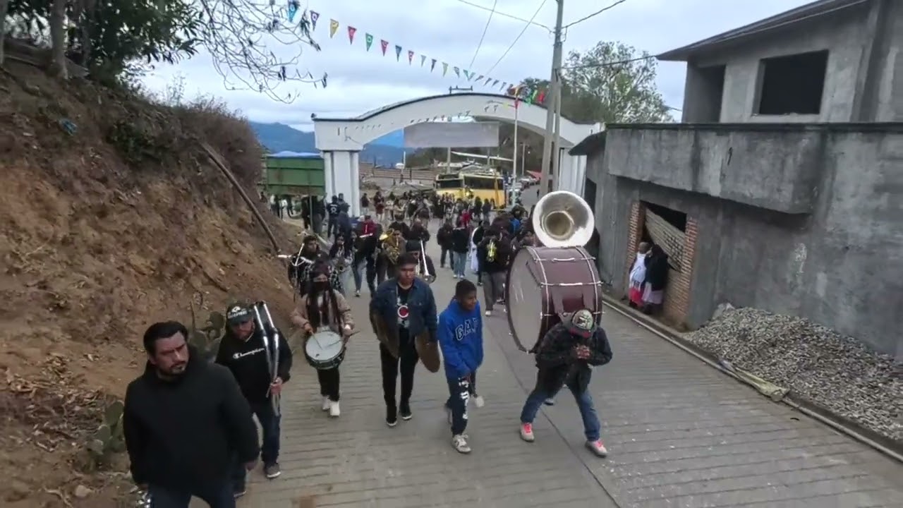 Banda unión y progreso de Talea de Castro en San Pedro Cajonos 