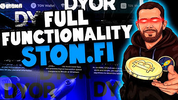 Full instructions on the exchange STON.fi