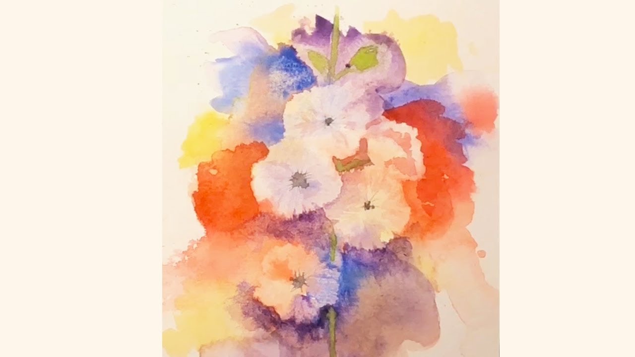 A fun and easy way to do negative painting - YouTube