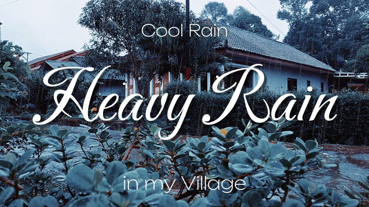 Cool Rain on the Roof | Perfect Heavy Rain Sounds for Sleep and ...