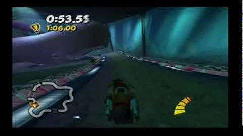 Crash Tag Team Racing [100% Walkthrough] - 11 - Deep Sea Driving Track [2/2]