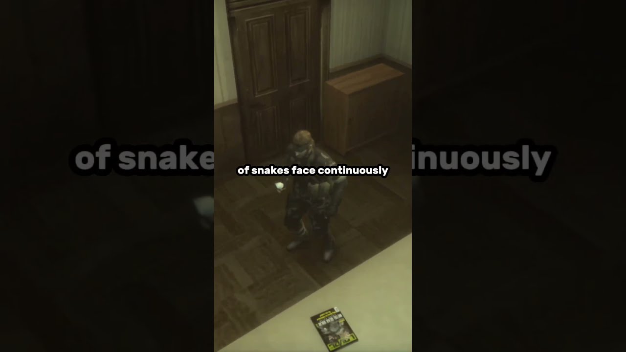 Did You Know That Can Do This With The Handkerchief In Metal Gear Solid 3 