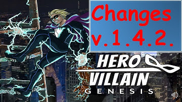 Hero or Villain: Genesis v.1.4.2. Patch notes