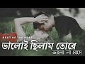 Valoi chilam tore valo na bese_ভালোই ছিলাম তোরে ভালো না বেসে_New Bangla Lo-Fi music song __2022
