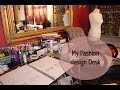 My Fashion Design Desk Tour | Student