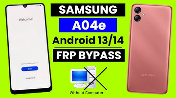 Samsung Galaxy A04e FRP Bypass Without Pc Android 13/14 | Samsung (SM-A042F) Google Account Remove