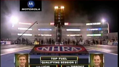 Steve Torrence Morgan Lucas Top Fuel Dragster Qual...