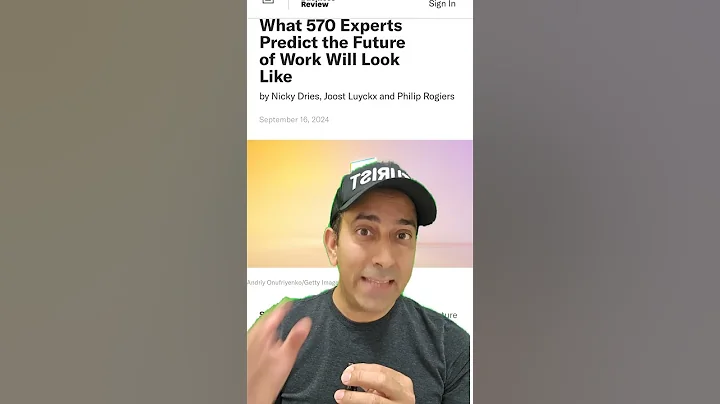 📚 Future of work Debate Finally Solved 🤔 #shorts #futurist #iankhan thumbnail