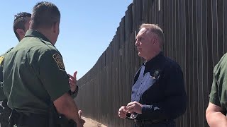 Attorney General Tim Fox meets with law enforcement at U.S.-Mexico border