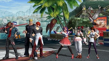 Iori vs Athena Team Battle - KOF XIV