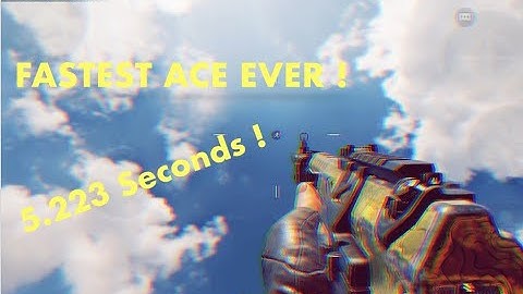 fastest ace ever (5.223 seconds with 0.25 slow motion !) (NO RICKROLL)