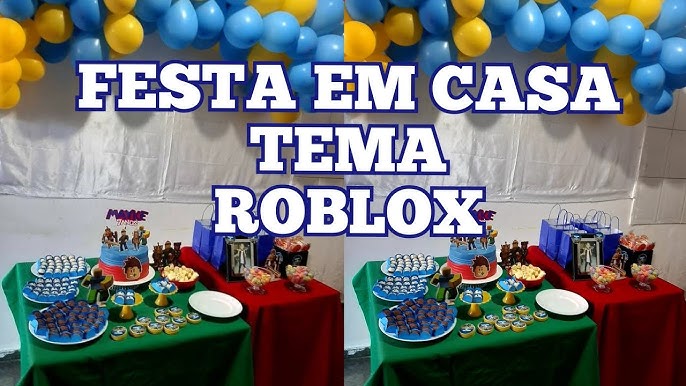 50 ideias de Roblox  decoração de festa de aniversário infantil