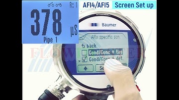 AFI4/AFI5 Screen set up